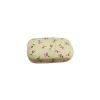 Customizable PU leather hard case cute printed contact lens case