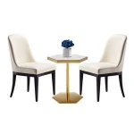 Customized  Cafe Restaurant Furniture Wooden Legs Cafe Furniture