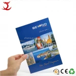 customized fold flyer & magazine & brochure commercial leaflet