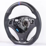 Customized pu carbon fiber car steering wheel for universal cars