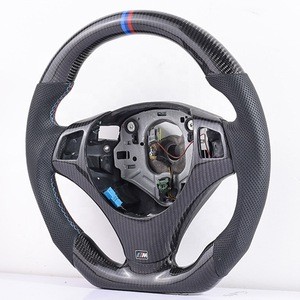 Customized pu carbon fiber car steering wheel for universal cars