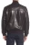 Import Customized Pure Leather  Made in Pakistan Jacket Mens Black Leather custom design Logo from Pakistan
