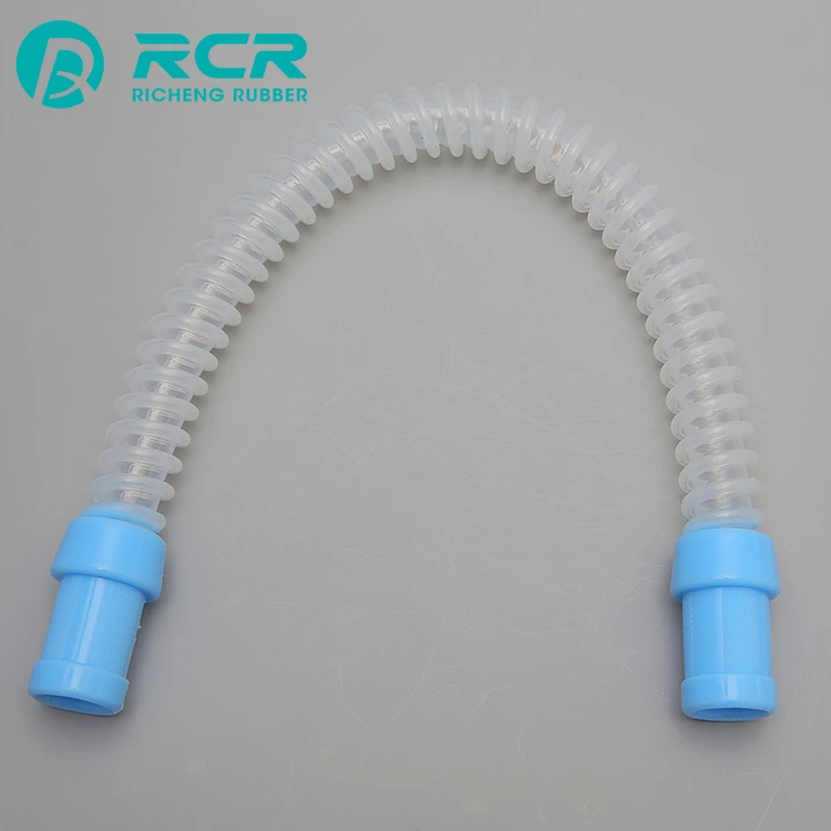 Customized silicone rubber breathing tubing for Medical