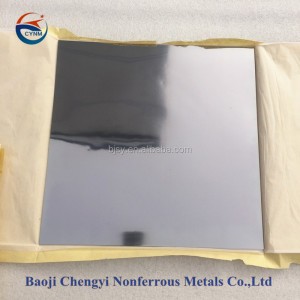 Customized titanium sheet hot sale