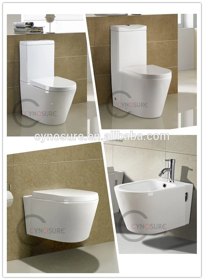 CY2083 Ceramic Bathroom Wc Toilets Sanitary Ware P Trap Two Piece Wc Toilet Price