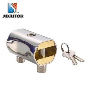 Cylinder Protected Steel Shell Armoured Chain Lock /bicycle padlock