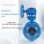 Import D343H-16C Manual flange high temperature steam resistant cast steel worm gear hard seal flange butterfly valve from China