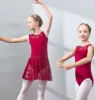 Dance Dress Children&#39;s exercise clothes autumn and winter girls long-sleeved Chinese dance national ballet skirt infant testing