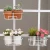 Import decoration wrought iron wire flower railing wall window sill pot basket from China