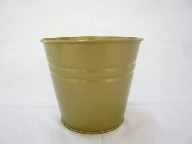 Decorative galvanized steel metal bucket with powder coating Flower pot mini bucket