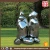 Import Decorative High Outdoor Round Cubic Stainless Steel Stone Sculpture from China