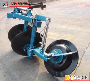 Deep hoe and low fuel consumption high quality walking tractor double disc plough