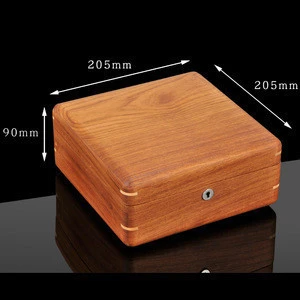 Delicate Wood Vintage Storage Box Earring  Necklace Packaging Jewelry Box Display Case With Lock