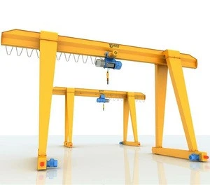 design calculation hoist price China 10 ton 15 ton 16 ton beam single girder gantry crane for sale