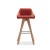 Import Design wooden fabric bar chair modern high bar stool from China