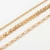 Import Designs 14k Gold Plated Three Layer Fishbone Shape Anklet Beach Feet Chain Jewelry from China
