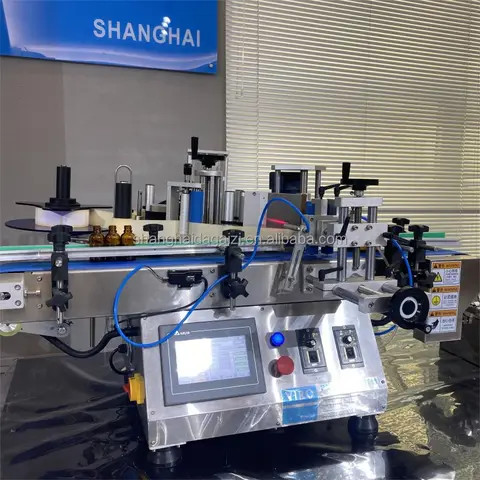 Buy Desktop Bottle Labeling Applicator Machinery For Essential Oil ...