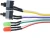 Import Desktop Computer PC Case Power Supply On Off Push Button Switch ATX Front Universal Replacement Cable HDD SW LED Power Light from China