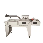 DFQA450 Semi-auto L bar sealer and  DSA4525 film shrink tunnel wrapping machine for books/ carton Box