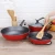 Import diamond coating non stick european cast iron cooking wares nonsticking  cookware set from China