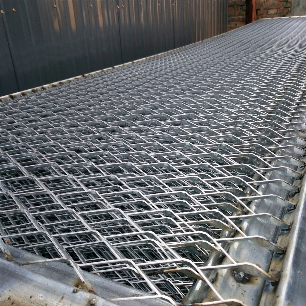 diamond holes  expanded metal grid mesh gutter protection mesh