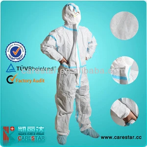 Disposable coverall, overall, workwear