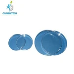 Disposable plastic petri dish