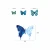Import DIY Decorative butterfly wall sticker living room decoration decal pvc sticker from China