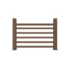 DIY fireproof  Outdoor home and garden patio easy installation customized size composite wood wpc railing