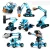 Import DIY Self Installed 2.4G 4CH Remote Control Omnidirectional Wheel Mechanical Arm Long endurance RC Robot Car Toys from China