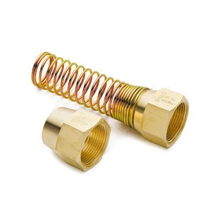 D.O.T Nozzle Pressure 1/2,3/8 Inch Female Thread brass Hose Guard Plumbing Spring Guard Pipe fittings Adaptor for Air brake