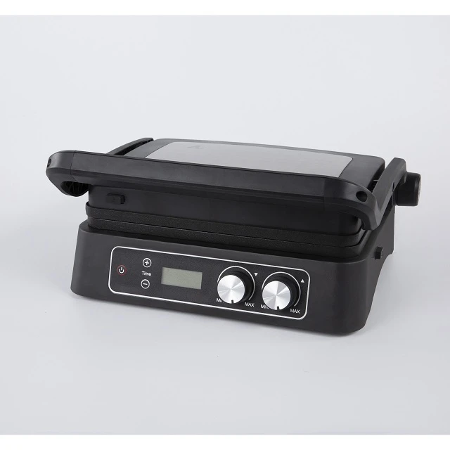 Double Contact Grill Panini Chinzao Top Western Interchangeable Steel Stainless Power Surface Plate