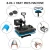 Import double display Advanced New 8 In 1 Combo Heat Transfer Machine Sublimation Heat Press Machine For Mug/Hat/Tshirt/Slate Rock/MDF from China