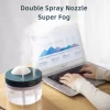 Double Spray Wireless Humidifier 1000ml Large Capacity USB Cool Mist Ultrasonic Humidifier with Projection