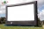 Drive in theater outdoor inflatable movie screen with projector