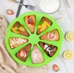 Drop shipping amazon hot sale 8 cavity triangle Silicone Cake Mold Kitchen Bakeware DIY Desserts Baking Mousse Moulds Pan Tools