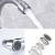 Import Dual handle wall mounted kitchen mixer faucet two holes chrome cold and hot water taps from China
