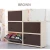 Durable patent PP and ABS plastic storage shoe rack cabinet
