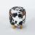 Import Eco-Friendly Comfortable low pouf nature beige fringe animal milkcow ottoman from China