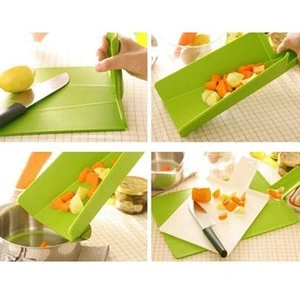 Eco-friendly Kitchen Plastic Foldable Cutting Board PP Chopping Block