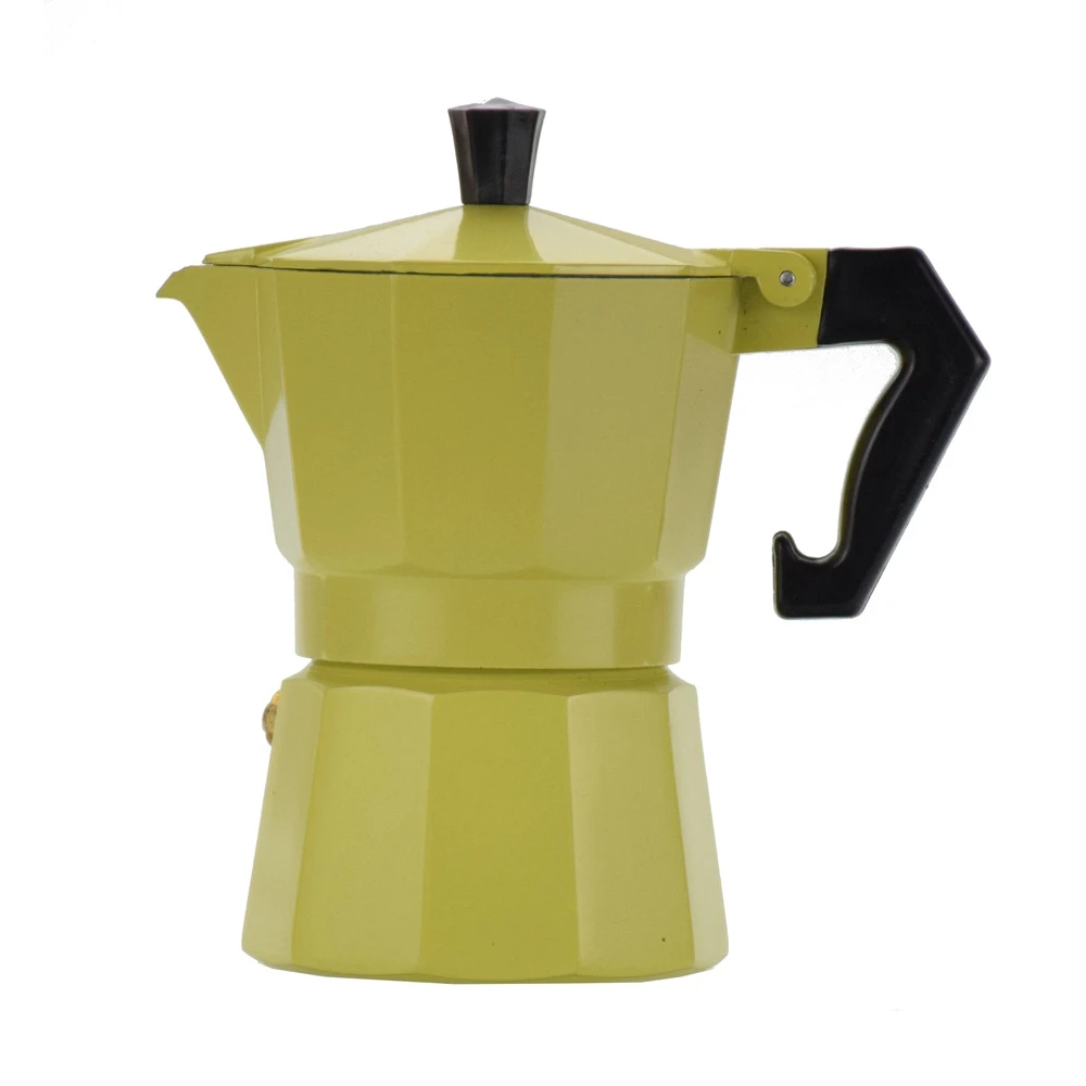Ecocoffee Stove-top Moka Pot Aluminium Italian Coffee Brewing expresso coffee maker 150ml Percoator Maker