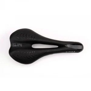 ED Satin CR-MO Titanium tube/leather microfiber carbon fiber imitation road bicycle saddle oem