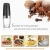 Import Electric Gravity Salt and Pepper Grinder Set with Adjustable Coarseness Automatic Pepper and Salt Mill Battery Powered Blue LED from China