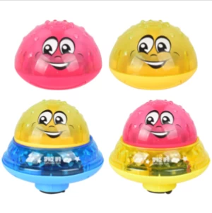Electric induction spray ball light bathroom infant kids play bath water toys for baby induction sprinkler