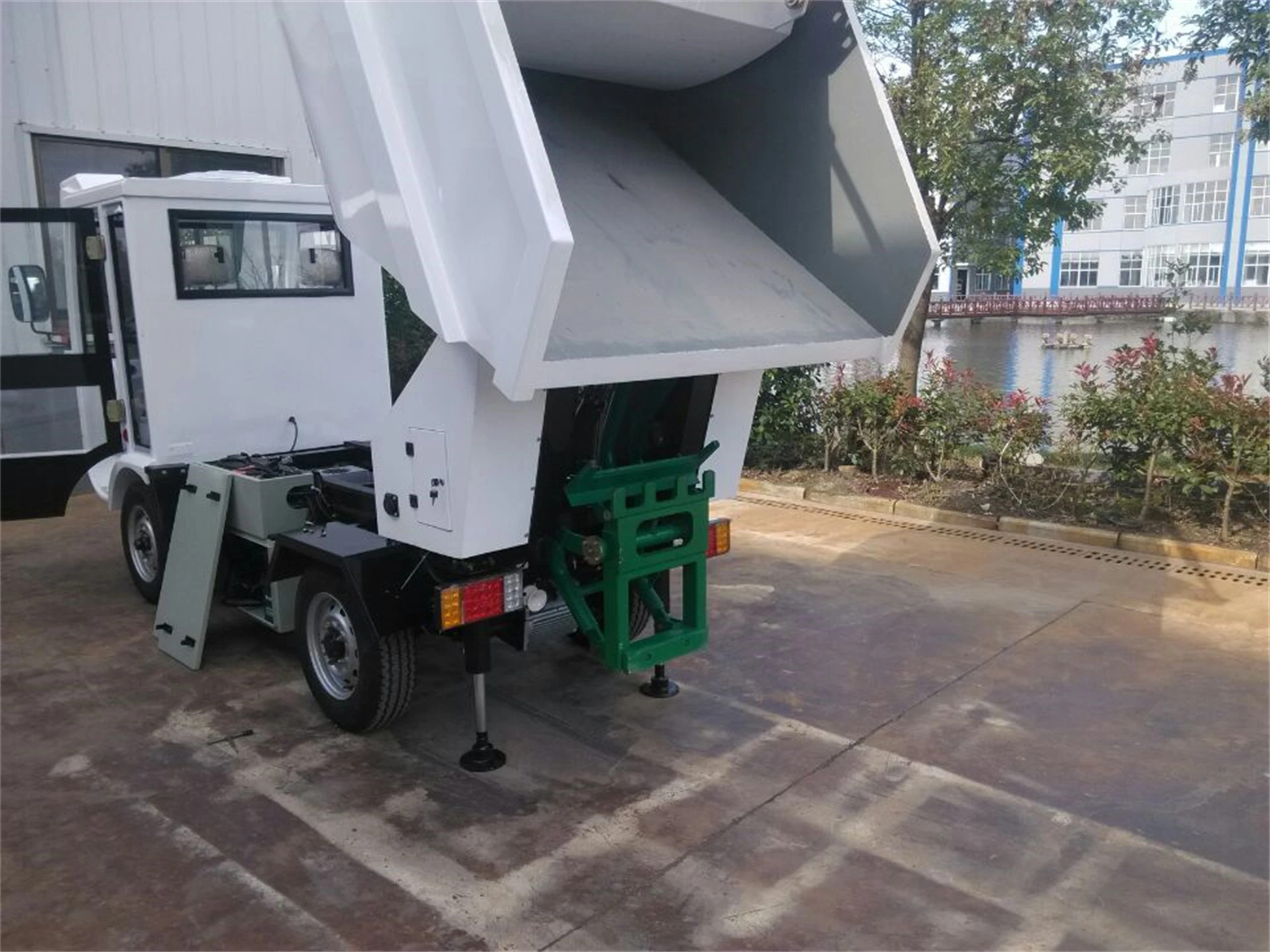 electric rear compactor garbage transportation vehicle