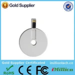 electronic gift usb flash drive CD disk shape usb memory card 2.0 blank usb pen drive
