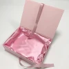 Elegant Design Hair Extension wig Packaging Boxes with satin