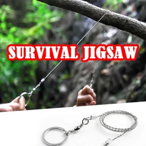 Emergency Rescue Gear Stainless Steel Pocket Outdoor Survival Wire Saws  Chain Outdoor Survival Tool for Camping Hiking Hunting