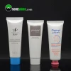 Empty Clear plastic cosmetic PE soft tube with screw cap package