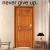 Import English Word PVC Wall Paper Fashion Wallpaper Sticker Home Office Decoration Never Give Up from China